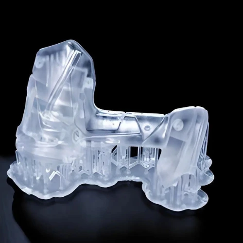 SLA transparent resin print