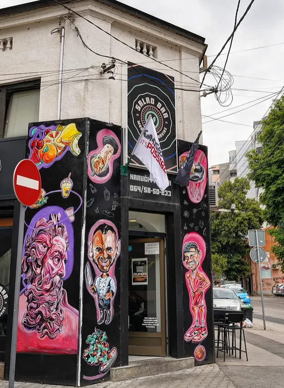 SALAD BAR spoljašnji izgled