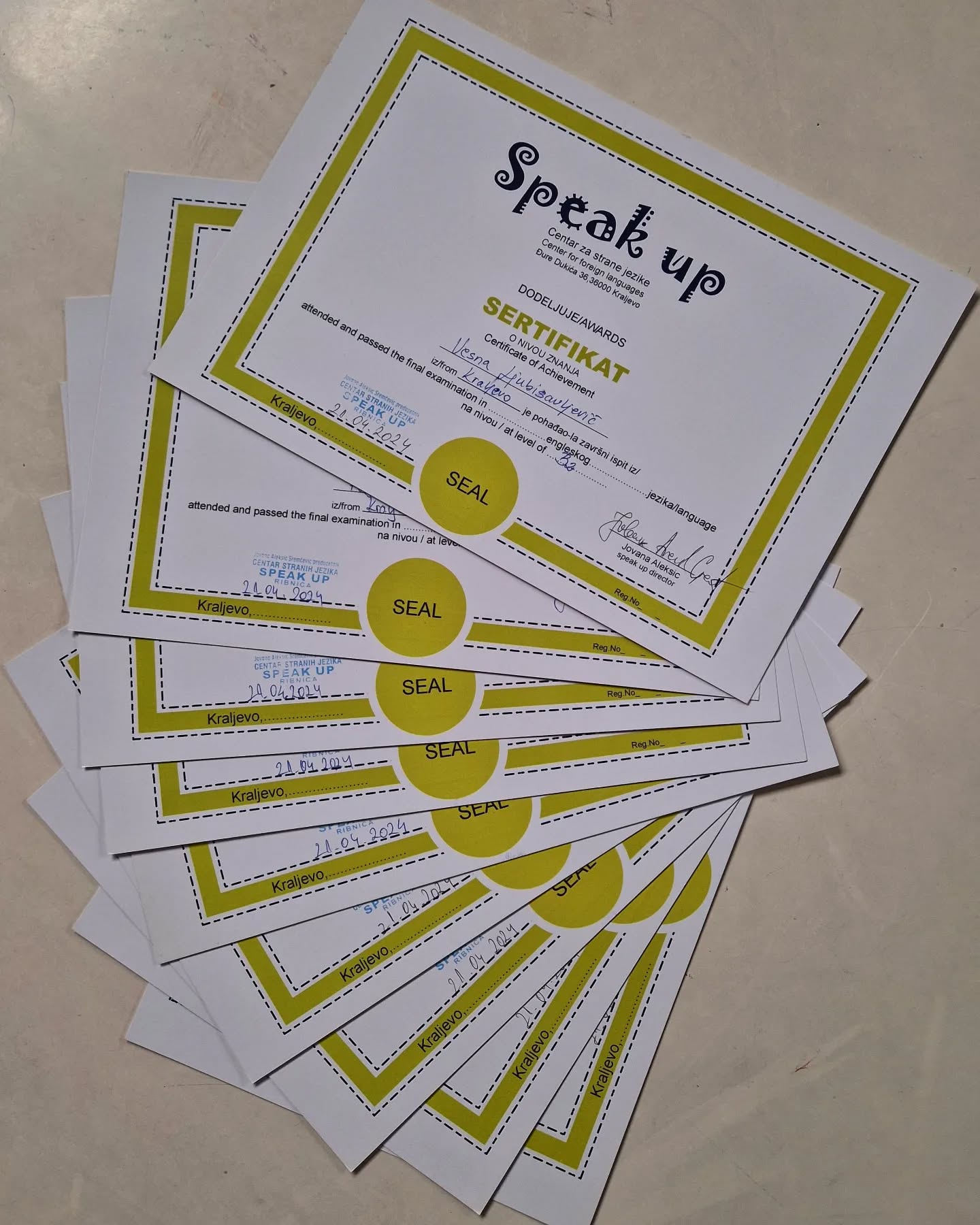 SPEAK UP galerija